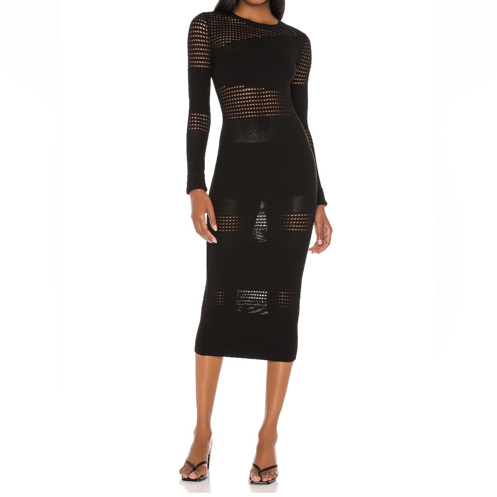 Lovers + Friends Black Tianna Dress